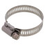 1-1/16" - 2" #24 Stainless Steel Worm Gear Hose Clamp w/ Stainless Steel Screw