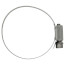 1-9/16" - 2-1/2" #32 Stainless Steel Worm Gear Hose Clamp w/ Stainless Steel Screw