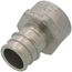 3/4" 304 Stainless Steel Expansion PEX x 3/4" Female Adapter