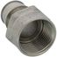 3/4" 304 Stainless Steel Expansion PEX x 3/4" Female Adapter