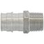 3/4" x 1/2" 304 Stainless Steel Expansion PEX Male Adapter