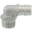 3/4" 304 Stainless Steel Expansion PEX x 3/4" Male 90-Degree Elbow