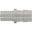 1/2" 304 Stainless Steel Expansion PEX x 1/2" Polybutylene Coupling