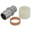 1" 304 Stainless Steel Expansion PEX x 1" Polybutylene Coupling