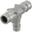1/2" x 1/2" x 3/8" 304 Stainless Steel Expansion PEX Tee
