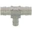 3/4" x 3/4" x 1/2" 304 Stainless Steel Expansion PEX Tee