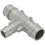 3/4" x 3/4" x 1/2" 304 Stainless Steel Expansion PEX Tee