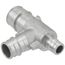 1" x 1/2" x 3/4" 304 Stainless Steel Expansion PEX Tee