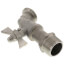 3/4" Male x Hose Bibb, Stainless Steel (Lead Free)