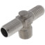 1" MPT x Insert Stainless Steel Hydrant Tee