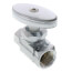 3/8" FIP x 3/8" OD Comp. Multi Turn Straight Stop, Lead Free (Chrome)