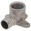 3/4" PEX x 1/2" NPT Stainless Steel Drop Ear 90-Degree Elbow
