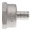 1/2" PEX x 3/4" NPT Stainless Steel Female Adapter