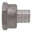 3/4" PEX x 3/4" NPT Stainless Steel Female Adapter