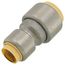 3/4" x 1/2" CTS 304 Stainless Steel Push-Fit Coupling (Lead Free)