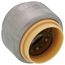 1" CTS 304 Stainless Steel Push-Fit Cap (Lead Free)