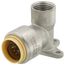 3/4" CTS x 1/2" FNPT 304 Stainless Steel Push-Fit 90-Degree Drop Ear Elbow (Lead Free)