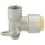 3/4" CTS x 1/2" FNPT 304 Stainless Steel Push-Fit 90-Degree Drop Ear Elbow (Lead Free)