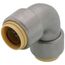 3/4" CTS 304 Stainless Steel Push-Fit 90-Degree Elbow (Lead Free)