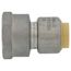 1/2" CTS x 3/4" FNPT 304 Stainless Steel Push-Fit Adapter (Lead Free)