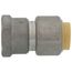 1/2" CTS x 1/2" FNPT 304 Stainless Steel Push-Fit Adapter (Lead Free)