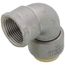 3/4" CTS x 3/4" FNPT 304 Stainless Steel Push-Fit 90-Degree Elbow (Lead Free)