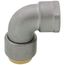 3/4" CTS x 3/4" FNPT 304 Stainless Steel Push-Fit 90-Degree Elbow (Lead Free)