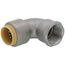 3/4" CTS x 3/4" FNPT 304 Stainless Steel Push-Fit 90-Degree Elbow (Lead Free)