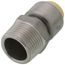 1/2" CTS x 3/4" MNPT 304 Stainless Steel Push-Fit Adapter (Lead Free)