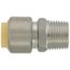 1/2" CTS x 1/2" MNPT 304 Stainless Steel Push-Fit Adapter (Lead Free)