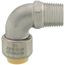 1/2" CTS x 1/2" MNPT 304 Stainless Steel Push-Fit 90-Degree Elbow (Lead Free)