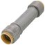 3/4" CTS 304 Stainless Steel Push-Fit Repair Coupling (Lead Free)