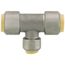 3/4" x 3/4" x 1/2" CTS 304 Stainless Steel Push-Fit Reducer Tee (Lead Free)
