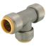 1" CTS 304 Stainless Steel Push-Fit Tee (Lead Free)