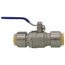 3/4" Stainless Steel Full Port Push Fit Ball Valve, 300 PSI CWP  (Lead Free)