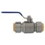 1" 304 Stainless Steel Full Port Push Fit Ball Valve, 300 PSI CWP (Lead Free)