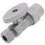 1/2" CPVC x 3/8" OD Compression Quarter Turn Straight Stop Valve - Lead Free (Chrome)
