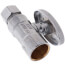 1/2" Sweat x 3/8" OD Comp. 1/4 Turn Straight Stop Valve, Lead Free (Chrome)