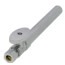 1/2" Sweat x 3/8" OD Compression Straight Stop, Lead Free (Chrome)