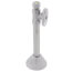 1/2" Sweat x 3/8" OD Compression Straight Stop w/ Bell Escutcheon, Lead Free (Chrome)