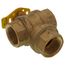 1.25" Npt 3way 34cv Ball Valve, ST125-3-34