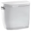 Entrada 1.28 gpf Single Flush Toilet Tank for Close Coupled Toilet, Right-Hand Trip Lever (Cotton White)