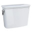 Drake Transitional Toilet Tank and Cover, 1.28 GPF w/ WASHLET+, Auto Flush Compatibility (Cotton White)