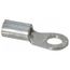 Round Ring Terminal, Non-Insulated, 8 AWG, Crimp 1.13" Long, 0.48" Wide, Red (Pack of 25), D8-14-SK