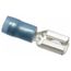 Female Wire Disconnect, Blue, Nylon, 16-14 AWG, 1/4" Tab (Pack of 100), RB14-250F