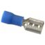 Female Wire Disconnect, Blue, Vinyl, 16-14 AWG, 1/4" Tab (Pack of 75), TV14-250FD-XV