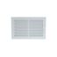14" x 14" (Wall Opening Size) White Sidewall/Ceiling Register (661 Series)