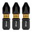 1" FlexTorq IMPACT Screwdriving Bits, #2 Phillips (Pack of 3)