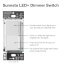 Sunnata LED+ Dimmer Switch and Accessory Switch, 3-Way Kit, 150W LED, No Neutral Required,120V, STCL-153MRH-WH, White