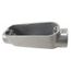 2" Threaded Die Cast Aluminum Thru-Feed Conduit Body, AC-6-RD